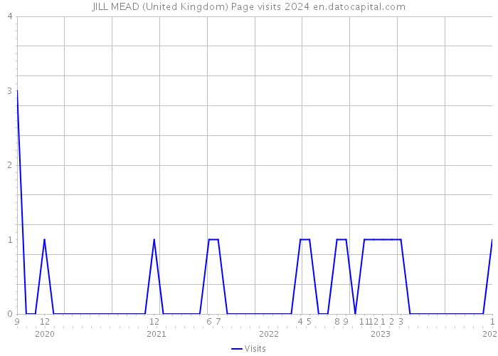 JILL MEAD (United Kingdom) Page visits 2024 
