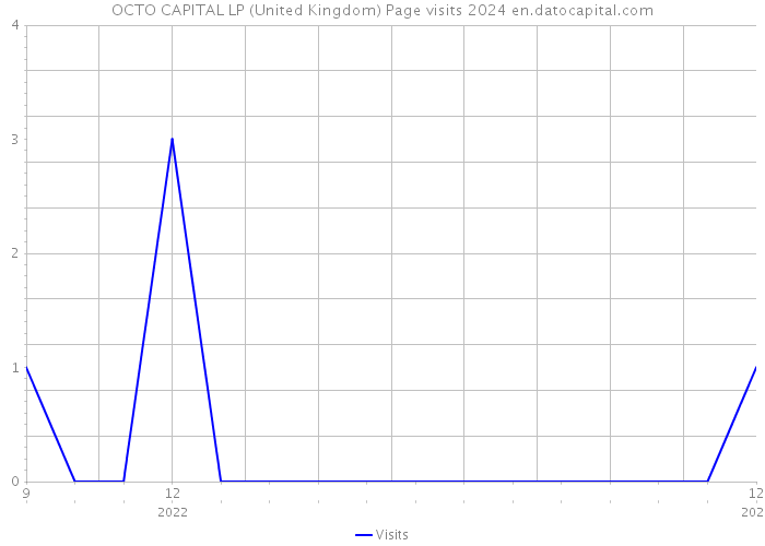 OCTO CAPITAL LP (United Kingdom) Page visits 2024 