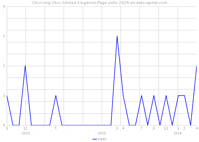 Choi Ling Choi (United Kingdom) Page visits 2024 