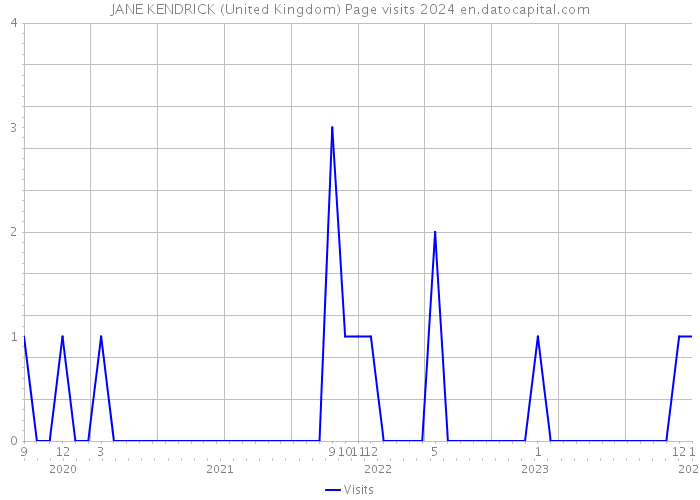 JANE KENDRICK (United Kingdom) Page visits 2024 