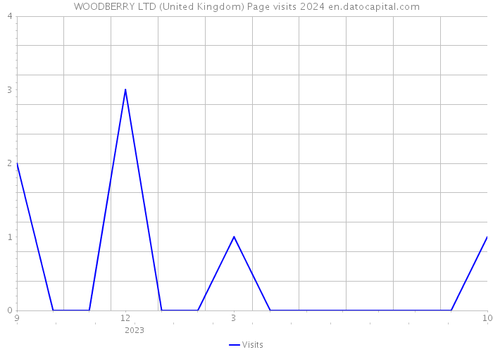 WOODBERRY LTD (United Kingdom) Page visits 2024 