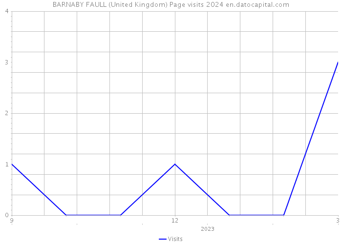 BARNABY FAULL (United Kingdom) Page visits 2024 