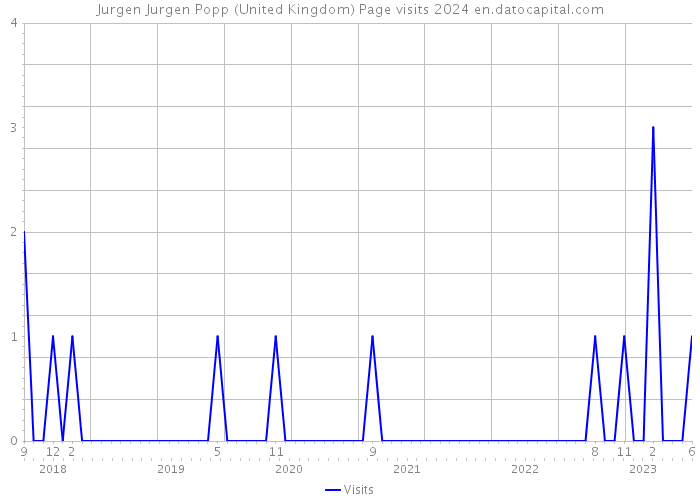 Jurgen Jurgen Popp (United Kingdom) Page visits 2024 