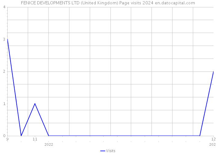 FENICE DEVELOPMENTS LTD (United Kingdom) Page visits 2024 