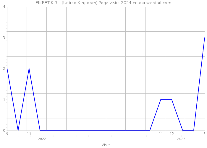 FIKRET KIRLI (United Kingdom) Page visits 2024 