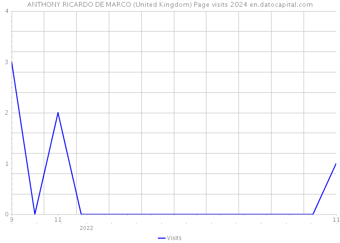 ANTHONY RICARDO DE MARCO (United Kingdom) Page visits 2024 