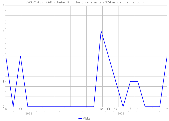 SWAPNASRI KAKI (United Kingdom) Page visits 2024 