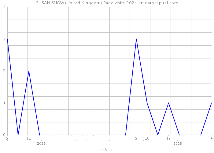 SUSAN SNOW (United Kingdom) Page visits 2024 