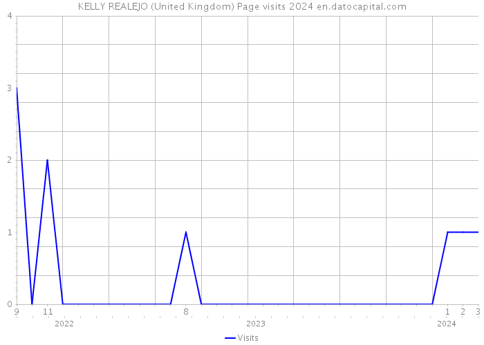 KELLY REALEJO (United Kingdom) Page visits 2024 