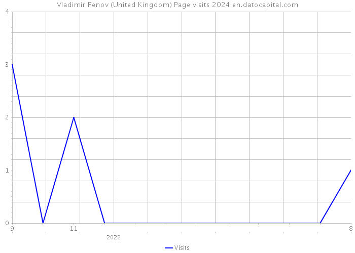 Vladimir Fenov (United Kingdom) Page visits 2024 