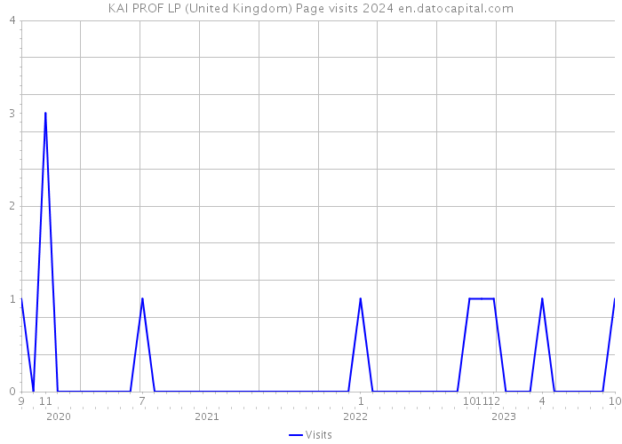 KAI PROF LP (United Kingdom) Page visits 2024 