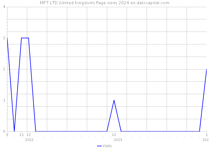 MFT LTD (United Kingdom) Page visits 2024 