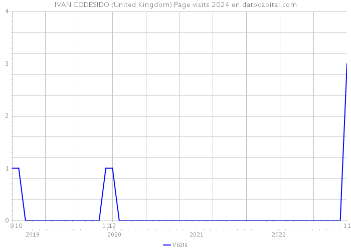 IVAN CODESIDO (United Kingdom) Page visits 2024 