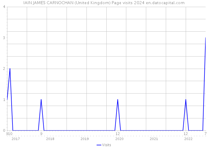 IAIN JAMES CARNOCHAN (United Kingdom) Page visits 2024 