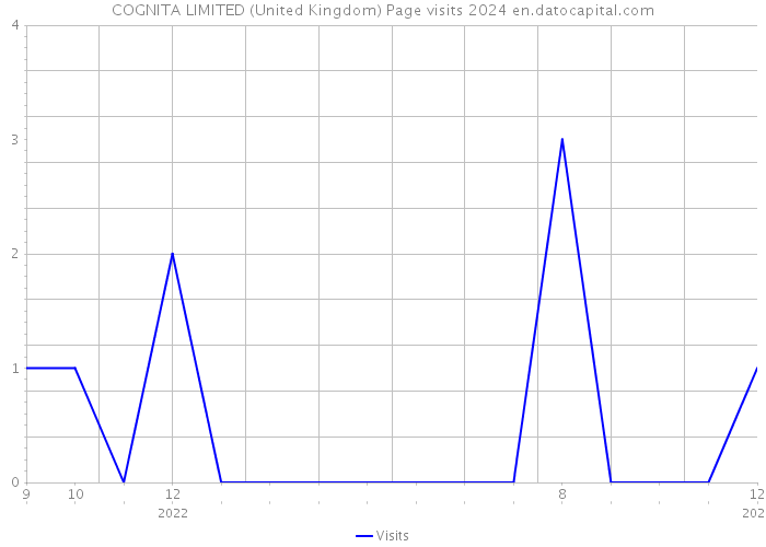 COGNITA LIMITED (United Kingdom) Page visits 2024 