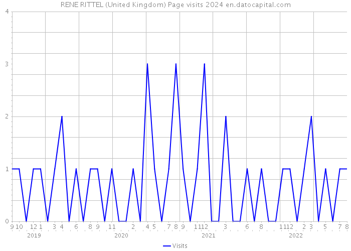 RENE RITTEL (United Kingdom) Page visits 2024 