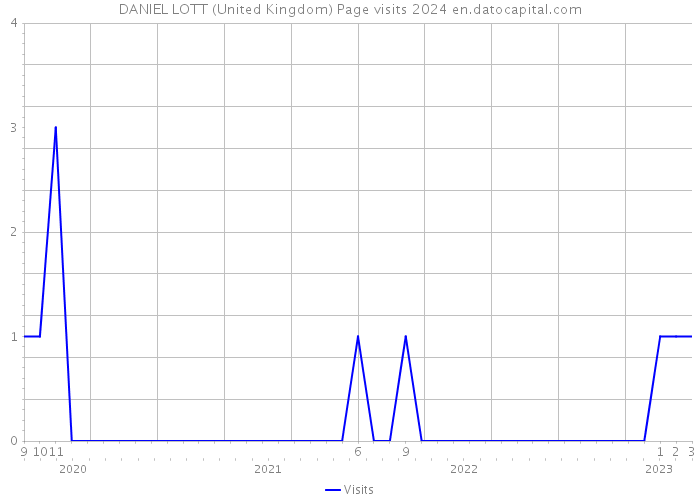 DANIEL LOTT (United Kingdom) Page visits 2024 