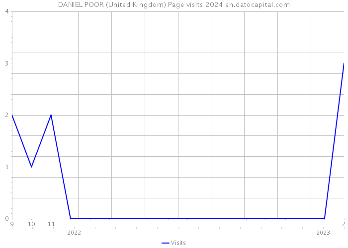 DANIEL POOR (United Kingdom) Page visits 2024 
