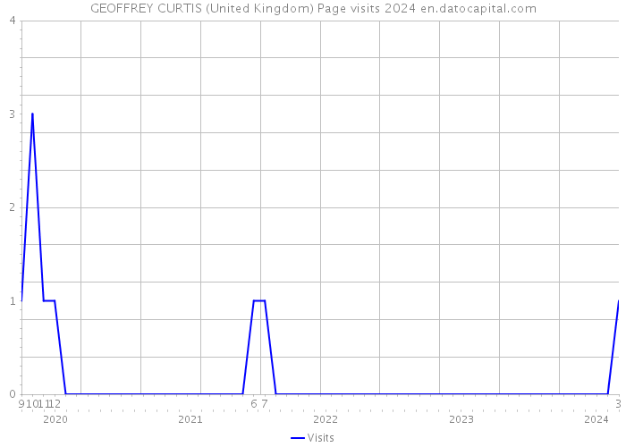 GEOFFREY CURTIS (United Kingdom) Page visits 2024 