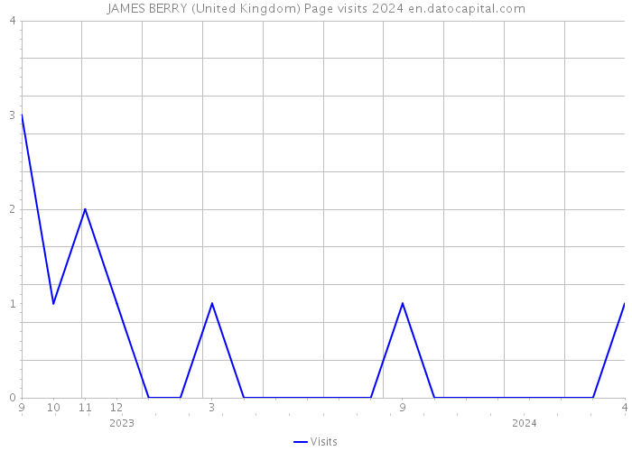 JAMES BERRY (United Kingdom) Page visits 2024 