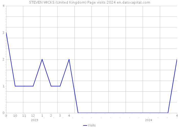 STEVEN WICKS (United Kingdom) Page visits 2024 