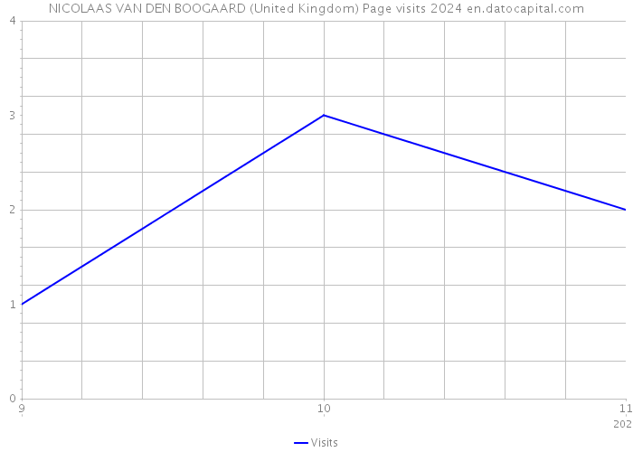 NICOLAAS VAN DEN BOOGAARD (United Kingdom) Page visits 2024 