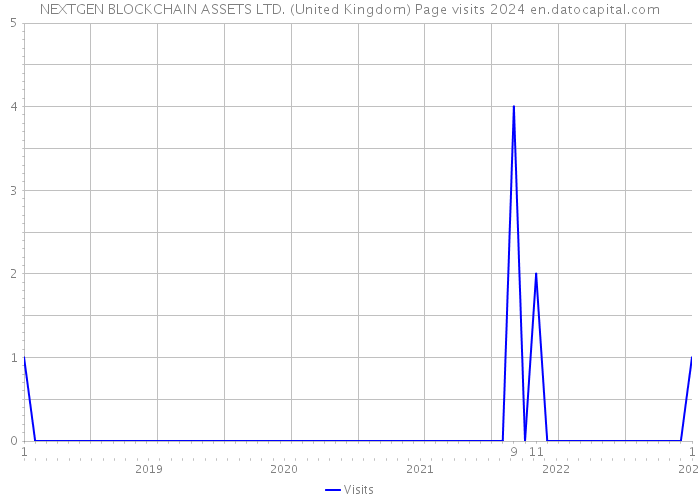NEXTGEN BLOCKCHAIN ASSETS LTD. (United Kingdom) Page visits 2024 