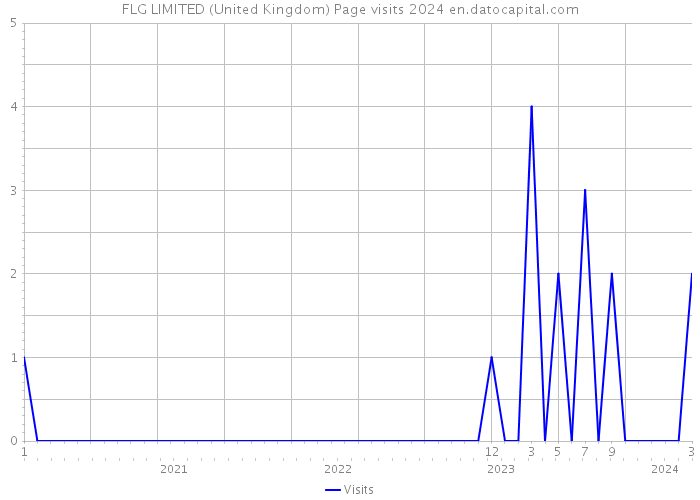 FLG LIMITED (United Kingdom) Page visits 2024 