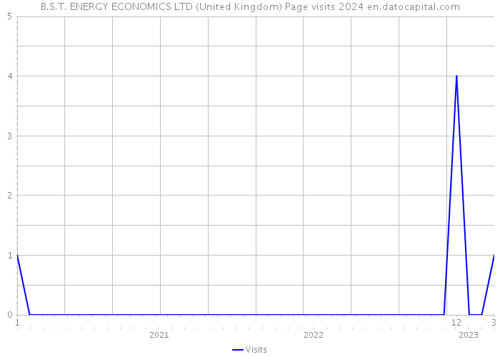 B.S.T. ENERGY ECONOMICS LTD (United Kingdom) Page visits 2024 