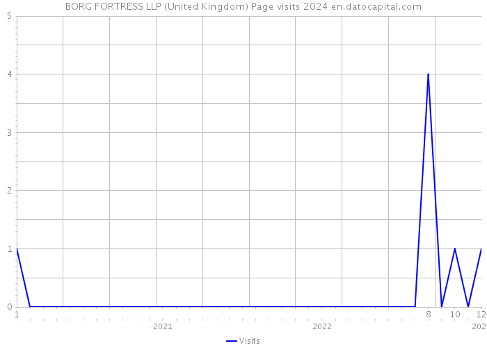 BORG FORTRESS LLP (United Kingdom) Page visits 2024 