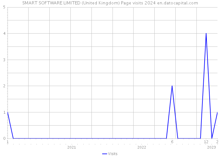SMART SOFTWARE LIMITED (United Kingdom) Page visits 2024 