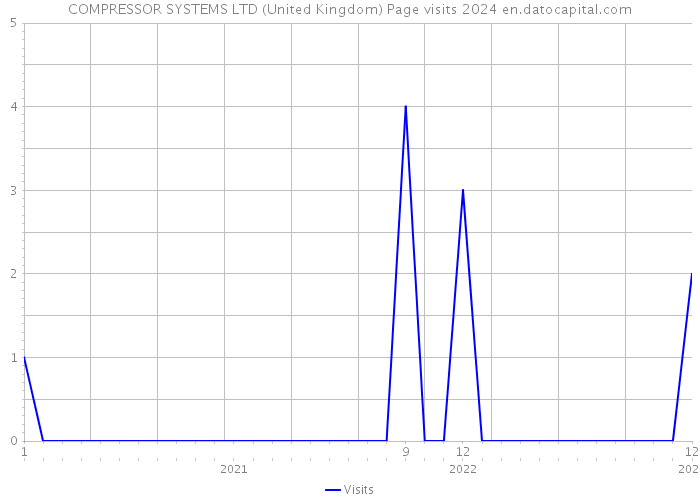 COMPRESSOR SYSTEMS LTD (United Kingdom) Page visits 2024 