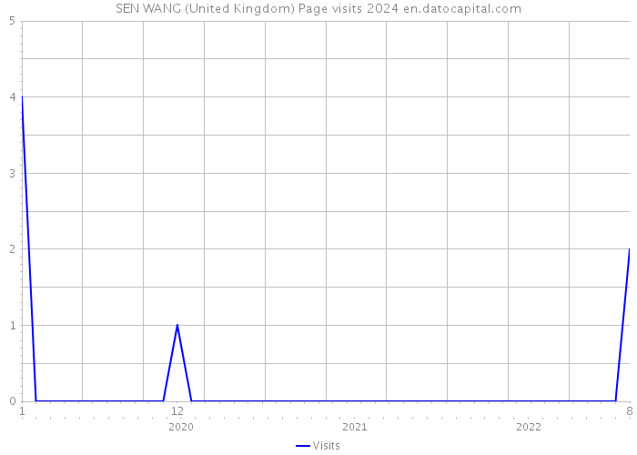 SEN WANG (United Kingdom) Page visits 2024 