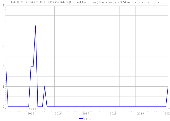 PAULIN TCHAKOUNTE NGONGANG (United Kingdom) Page visits 2024 