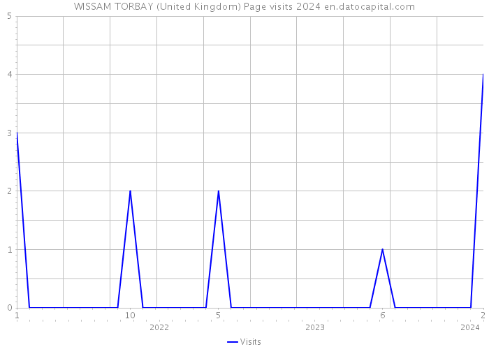 WISSAM TORBAY (United Kingdom) Page visits 2024 