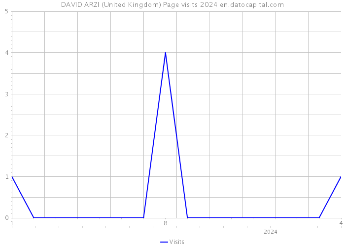 DAVID ARZI (United Kingdom) Page visits 2024 