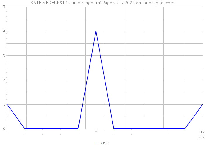 KATE MEDHURST (United Kingdom) Page visits 2024 