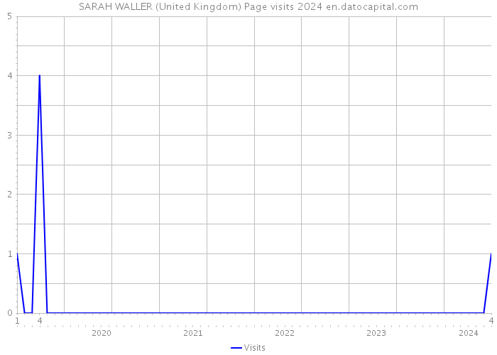 SARAH WALLER (United Kingdom) Page visits 2024 