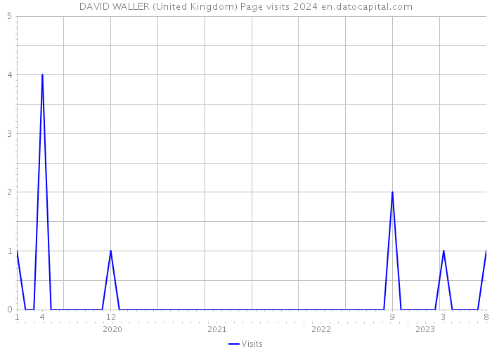 DAVID WALLER (United Kingdom) Page visits 2024 