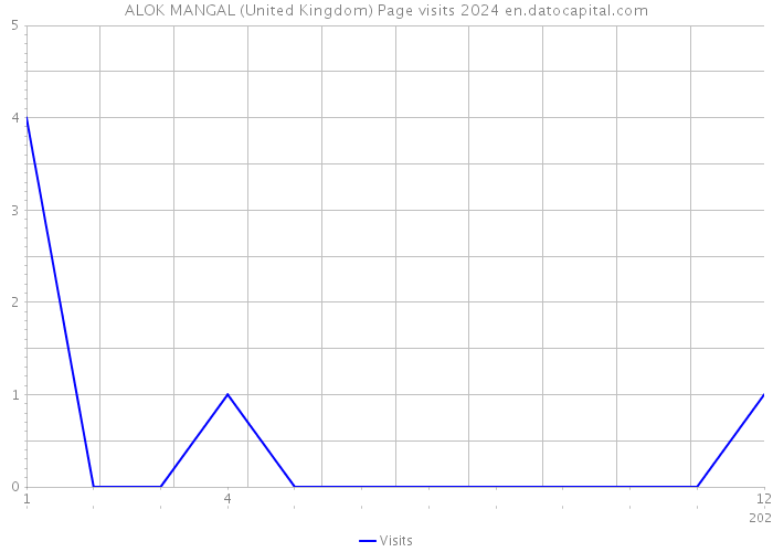 ALOK MANGAL (United Kingdom) Page visits 2024 