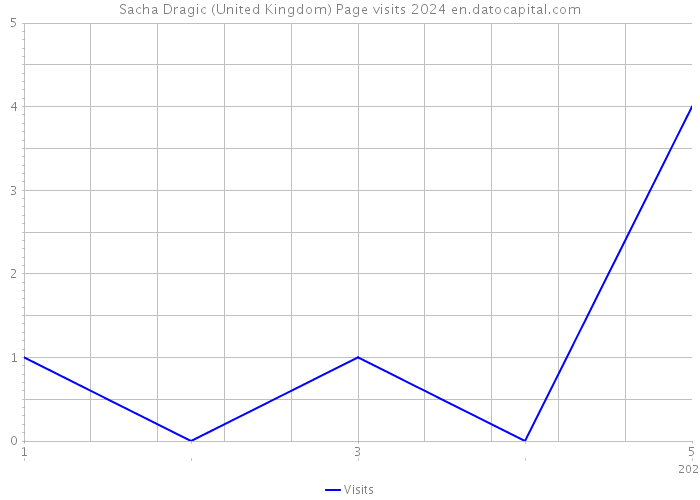 Sacha Dragic (United Kingdom) Page visits 2024 