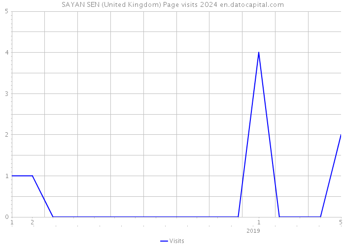 SAYAN SEN (United Kingdom) Page visits 2024 