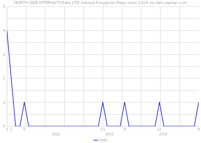 NORTH SIDE INTERNATIONAL LTD (United Kingdom) Page visits 2024 