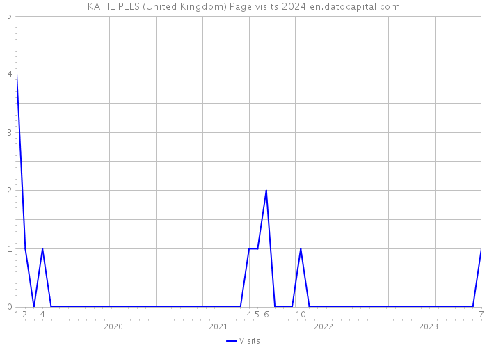 KATIE PELS (United Kingdom) Page visits 2024 