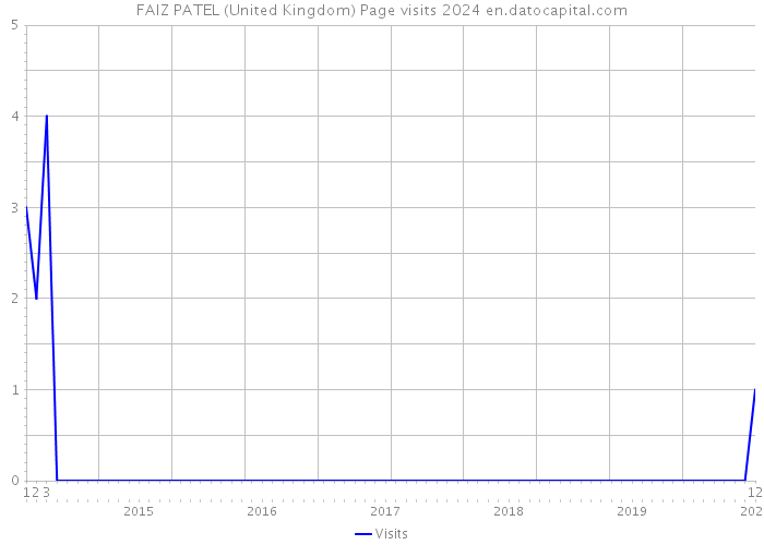 FAIZ PATEL (United Kingdom) Page visits 2024 
