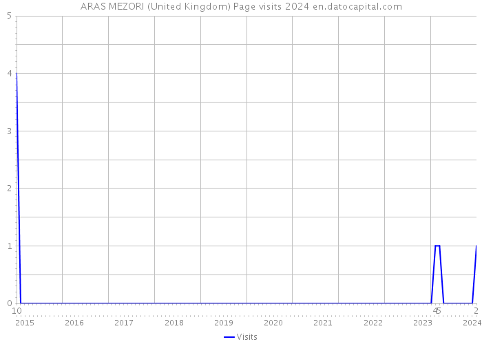 ARAS MEZORI (United Kingdom) Page visits 2024 
