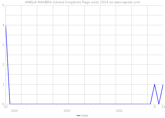 AMELIA MANERA (United Kingdom) Page visits 2024 