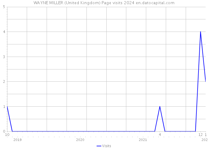 WAYNE MILLER (United Kingdom) Page visits 2024 