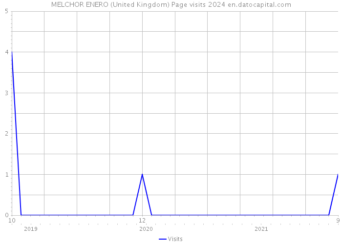 MELCHOR ENERO (United Kingdom) Page visits 2024 