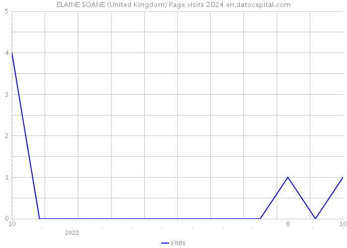 ELAINE SOANE (United Kingdom) Page visits 2024 